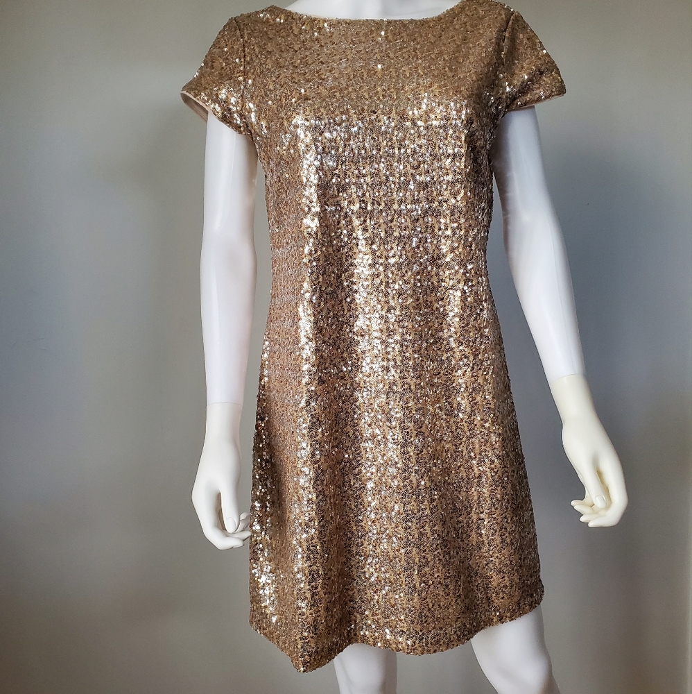 Sequin Dress - size M - knee length - White House / Black Market Dress